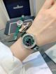 Copy Jaeger LeCoultre Rendez-Vous Diamond Bezel Green Dial Watches (5)_th.jpg